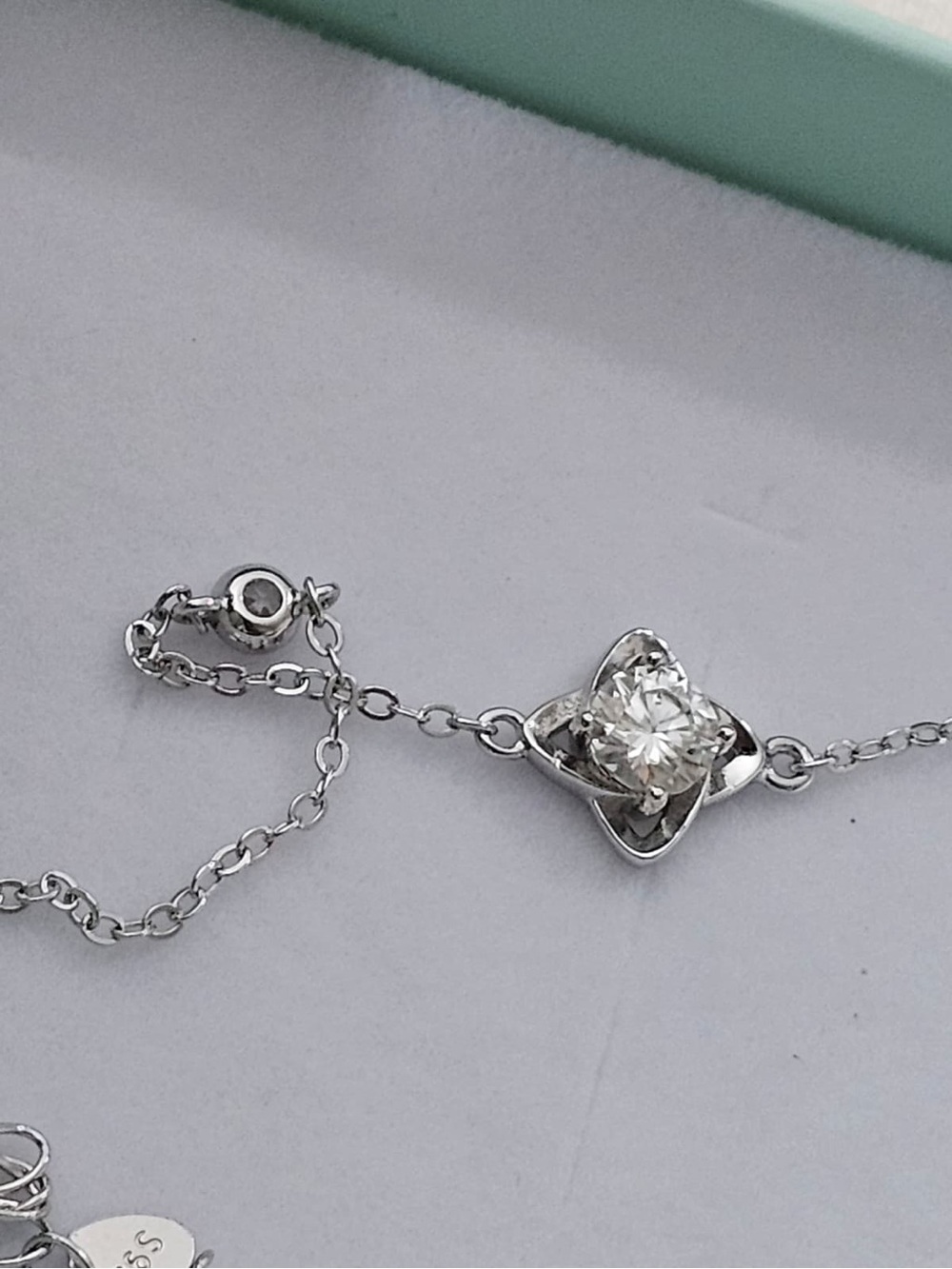 Delicate Rose Gold Cubic Zirconia Bracelet - Women Jewelry